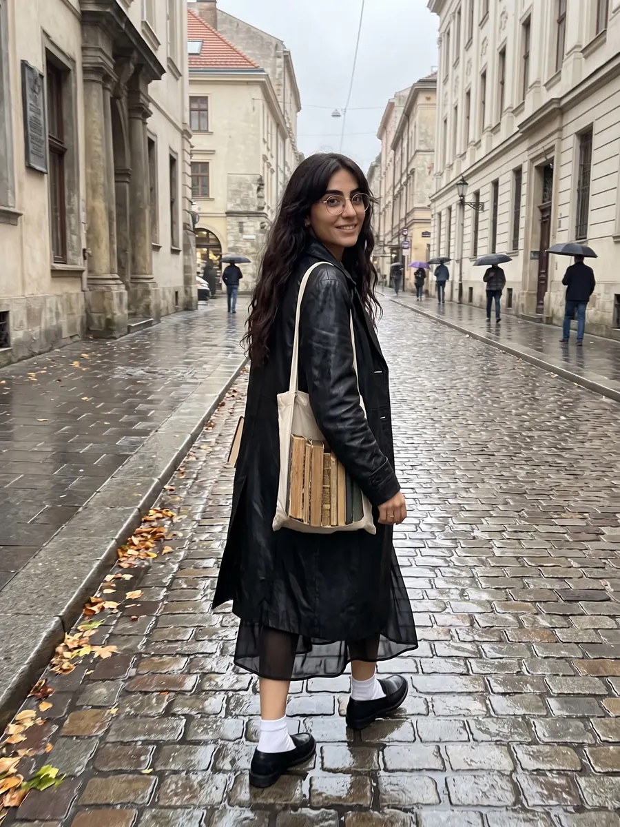 Noor, rainy street