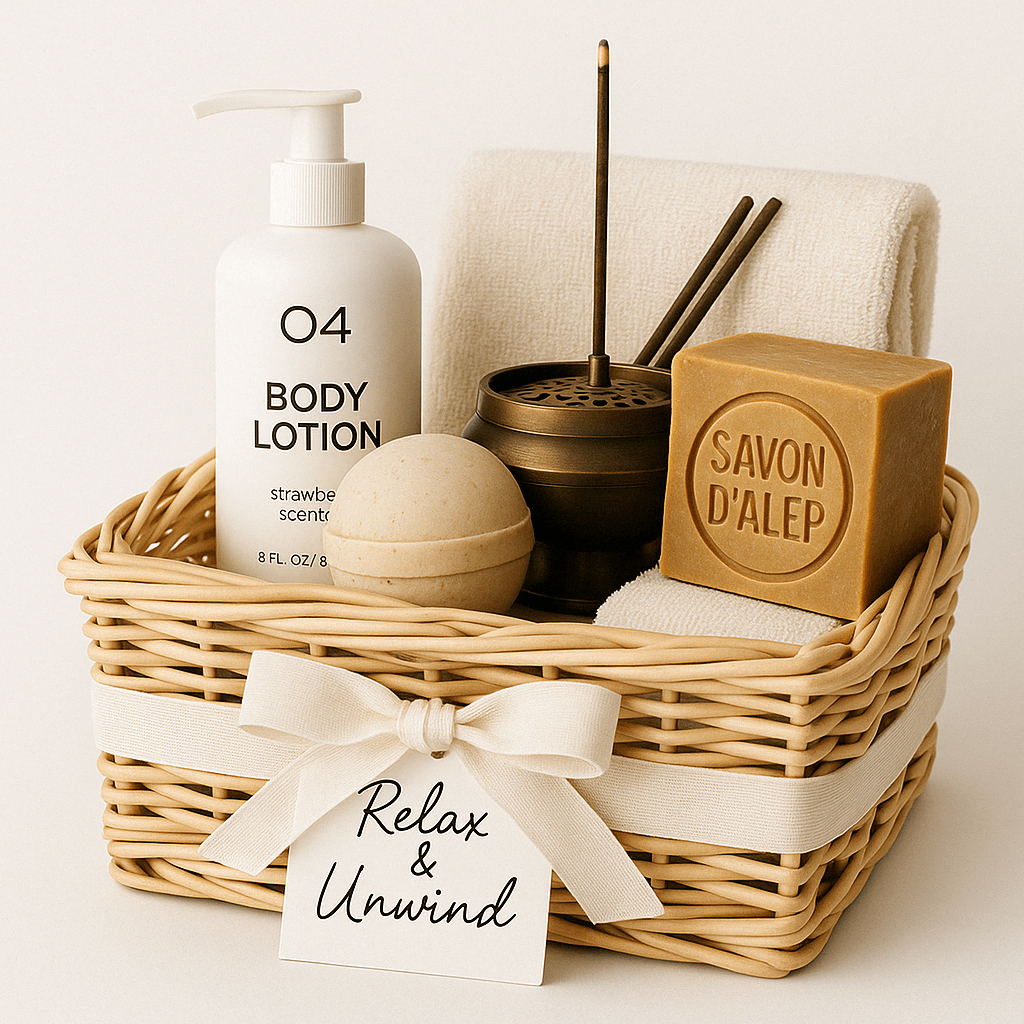 Official OpenAI example of a generated bath gift set from product references