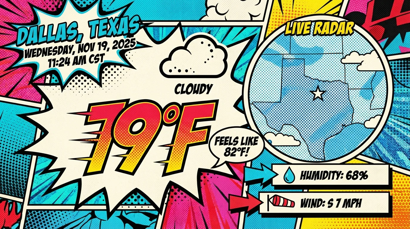 Google example of a weather infographic generated with Nano Banana Pro